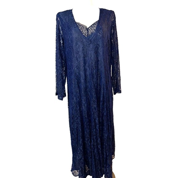 Xotica Vintage Women’s Vintage Witchy Whimsigoth Lace Layered Maxi Dress size L - Picture 1 of 9